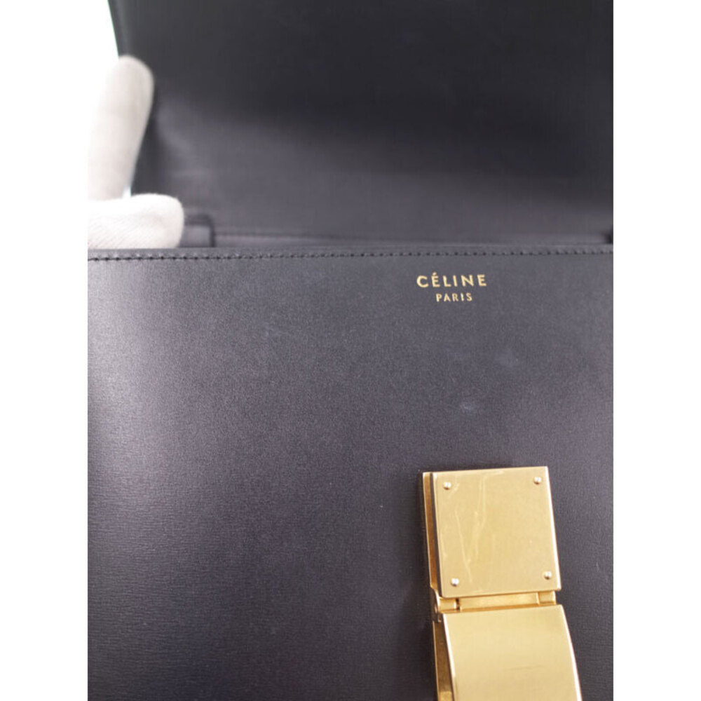 Celine Classic Flap Black Shoulder Bag - Picture 6 of 9